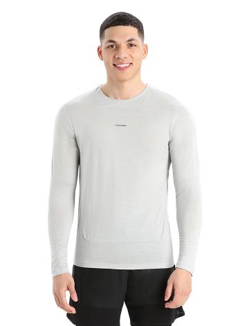 Long Sleeve Icebreaker ZoneKnit™ Merino T-Shirt Męskie Beżowe | PL 1714KORI